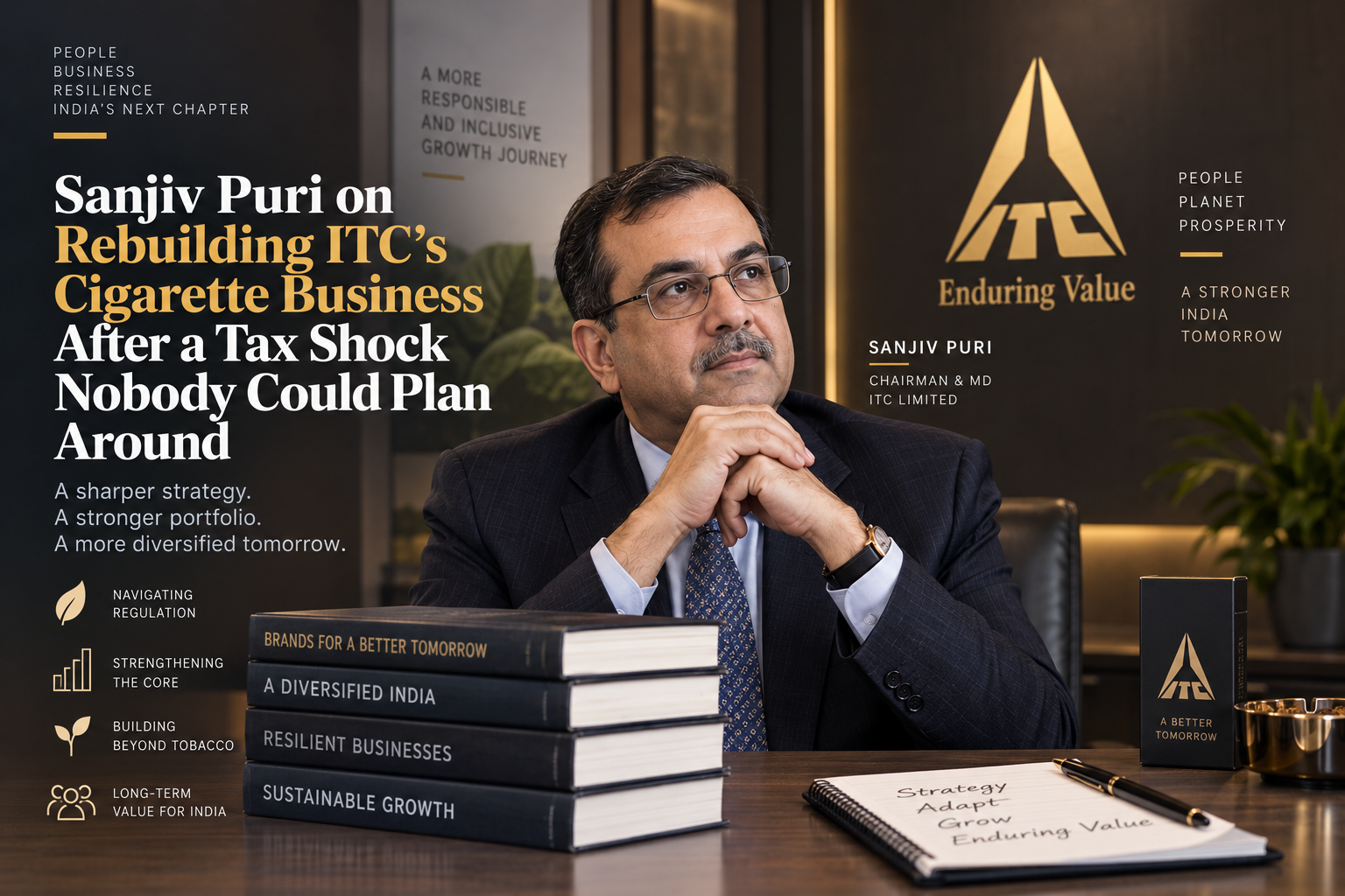 Sanjiv Puri on Rebuilding ITC's Cigarette Business After a Tax Shock Nobody Could Plan Around