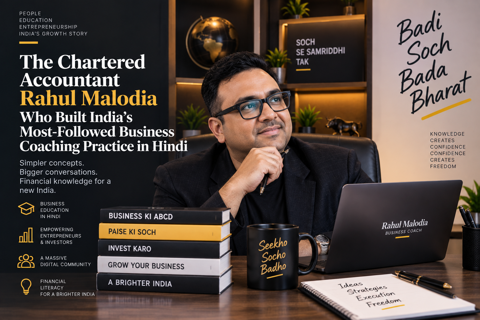 The Chartered Accountant Who Built India's Most-Followed Business Coaching Practice in Hindi